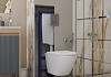 Комплект инсталляция Teymi Rapid SL с кнопкой GROHE оружейная сталь + унитаз Lina S F17482 № 14