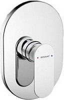 Превью фото Встраиваемый смеситель 1-функц. Bravat Gina PB865104CP-ENG № 1