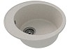 Мойка для кухни D48 круглая белая матовая Teymi Lina Smart T120103 № 9