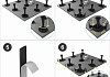 Поддон Grossman трапеция белый (100x100x2,5) Strong GR-S1100100D № 8