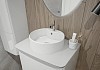 Раковина для ванной круглая накладная Teymi Lina S D40 цвет белый матовый T50191 № 6