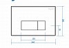 Готовое решение Teymi: Инсталляция Aina 45 + клавиша смыва Helmi хром + унитаз Demi F01375 № 15