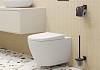Унитаз подвесной Queen 113T20101R 570x360x400 БЕЛЫЙ матовый безободковый с толстой крышкой № 2
