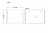 Зеркало Grossman Lara 100x80 LED с сенсорным выключателем и гравировкой 1310080 1310080 № 4