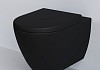 Унитаз подвесной Queen 113T20201R 570x360x400 ЧЁРНЫЙ матовый безободковый № 5