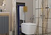 Комплект инсталляция Teymi Rapid SL с кнопкой GROHE золото глянец + унитаз Helmi PP F17572 № 14