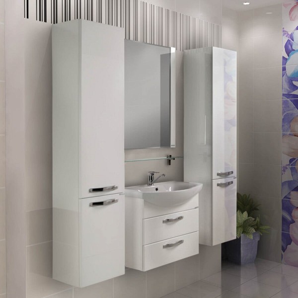 Комплект мебели для ванной Акватон Ария М 65 белая