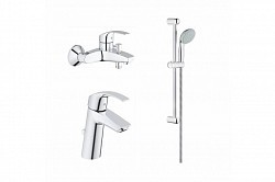 Превью фото Комплект смесителей с душем Grohe Eurosmart 124458 № 1