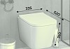 Комплект 3 в 1 инсталляция Grohe Rapid SL + Унитаз подвесной Teymi Helmi Pro Vortex + кнопка хром F17139i № 7