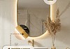 Зеркало настенное с подсветкой в ванную Teymi Vitra Gold 600х900 LED сенсор T20720 T20720 № 8