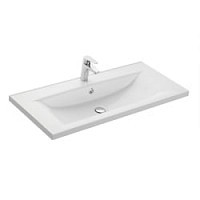 Превью фото Раковина Aquaton Айрис 100 белая 1A723031AG010 № 1