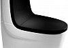 Крышка-сиденье Roca Khroma 801652F7T черная, с микролифтом, петли хром № 2