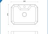 Раковина для ванной накладная Teymi Netta 50 черный мрамор T51204 № 10