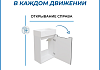 Тумба подвесная с раковиной для ванной 40 см Teymi Бьёрке фасад графит волна раковина Vitra 40 правая F18293 № 13