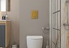 Комплект инсталляция Teymi Rapid SL с кнопкой GROHE золото глянец + унитаз ТОРНАДО Lori Vortex 3 пок F17632 № 17