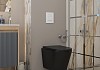 Комплект инсталляция Teymi Rapid SL с кнопкой GROHE белая + унитаз Solli Black F17919 № 15
