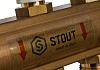 Коллектор Stout SMB 0468 латунь, на 5 контуров, без расходомеров № 6