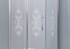 Дверь для душевого уголка Cezares Giubileo 60/60 L, стекло с узором, хром № 2
