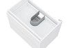 Тумба подвесная с раковиной для ванной 70 см Laina белая раковина Ritta 70 F16029 № 8