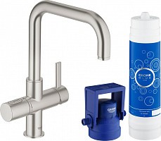 Превью фото Смеситель Grohe Blue Pure 31299DC1 для кухонной мойки с фильтром № 1