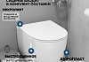 Комплект инсталляция Teymi Rapid SL с кнопкой GROHE золото глянец + унитаз ТОРНАДО Lori Vortex 3 пок F17632 № 5