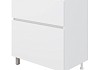 Тумба напольная с раковиной для ванной 75 см Laina белая раковина Ritta 75 F16045 № 7