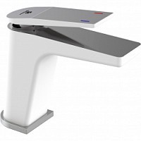 Превью фото Смеситель для раковины Diadonna белый/хром D169-10W № 1