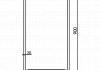 Зеркало Teymi Helmi Loft 50х90, Black Edition, черная стальная рама, полка T20308 T20308 № 5