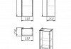 Пенал подвесной Grossman ЭДВАНС-35 см универсальный цемент светлый 303504 303504 № 4