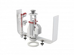 Превью фото Выпускной комплект с двойной кнопкой AlcaPlast SA08AS 1/2 CHROM № 1