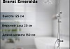 Душевая колонна со смесителем для ванны Bravat Emeralda F6337371CP-A-RUS № 4