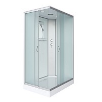 Превью фото Душевая кабина Niagara Classic 100x80x215 низкий поддон, матовое стекло 430853Q № 1