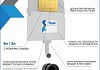 Бачок для унитаза приставного (скрытый монтаж) Teymi Aina T70012 в комплекте с кнопкой золото глянец F16059
