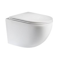 Превью фото Унитаз подвесной Teymi Lina H безободковый, сиденье микролифт T40101 № 1