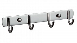 Превью фото Крючок для полотенец Potato Comfort, 4 крючка, нержавеющая сталь P141-4 № 1