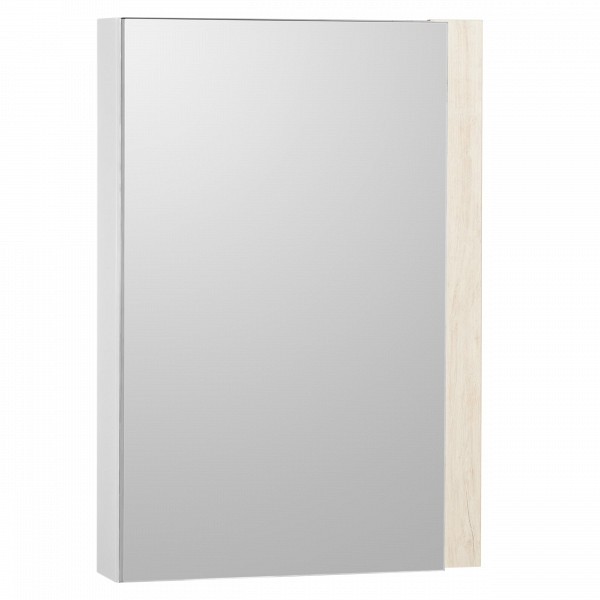 Зеркальный шкаф Акватон Кантри 55 белый, дуб верона 1A257702AHB20