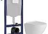 Комплект инсталляция Teymi Rapid SL с кнопкой GROHE белая + унитаз Lina Pro F17505 № 19