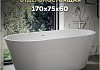 Ванна акриловая 170х75 отдельностоящая Teymi Solli Pro белая T130201 № 14