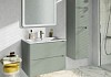 Мебель для ванной IDDIS Edifice подвесная 80 фисташково-серая