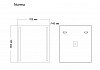 Зеркало Grossman Norma 70x80 LED с механическим выключателем 107080 107080 № 4