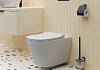 Унитаз подвесной Queen 113T20101R 570x360x400 БЕЛЫЙ матовый безободковый с тонкой крышкой № 2
