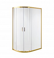 Превью фото Душевое ограждение Niagara Nova NG-6421-08 GOLD 120x80x190 полукруг, двери раздвижные 64210811GOLD № 1