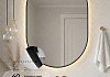 Зеркало настенное с подсветкой в ванную Teymi Vitra Black 600х900 LED сенсор T20719 T20719 № 4
