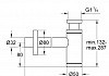 Сифон для раковины Grohe 28912A00 темный графит № 2