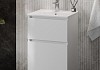 Тумба напольная с раковиной для ванной 50 см Laina белая раковина Ritta 50 F16042 № 4