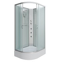 Превью фото Душевая кабина Niagara Classic 100x80x200 средний поддон, матовое стекло 330844RBKG № 1