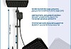 Душевая система с тропическим душем и смесителем Teymi Lempi Forte графит T10240 № 13