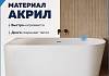 Ванна акриловая 170x80 пристенная Teymi Lempi L левая белая глянцевая T130204 № 2
