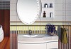Комплект мебели для ванной Aquanet Опера 115 белая с ящиком L 169448 169448 № 2