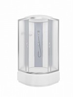 Превью фото Душевая кабина Teymi Lina White 100х100 с высоким поддоном T00105W № 1